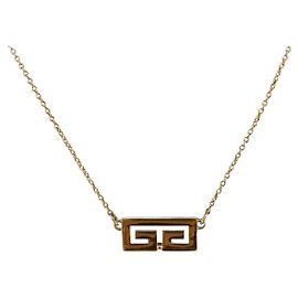Collana GIVENCHY metallo Oro Auth SW2362 D'oro