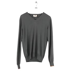 Hermès Grüner Pullover Grün