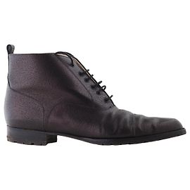 Botas de couro Vivienne Westwood Marrom