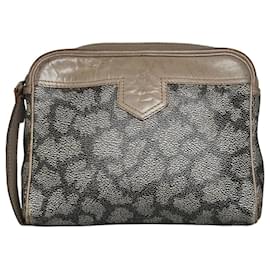 Yves Saint Laurent Vintage Saint Laurent Canvas Kosmetiktasche Beige Braun Beige