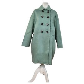 Emilio Pucci Vintage Pucci Wool Blend Coat Mint Green S Green