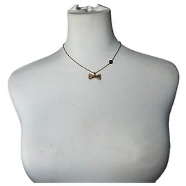 Chloé Colar de elos vintage Chloe em metal dourado Dourado