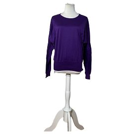 Chloé Sweatshirt en coton vintage Chloe Violet L Violet