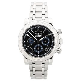Zénith Orologio Zenith Rainbow El Primero 02.0461.400/71 SS AT con quadrante nero Nero