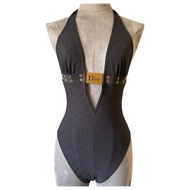 Costume intero Christian Dior Monogram Nero