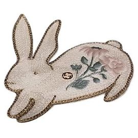 Broche Lapin Nouvel An Gucci Multicolore Beige