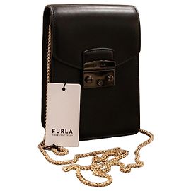 Furla Borsa a Tracolla in Pelle Nera Nero