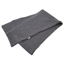 Strickschal mit Gucci-Logo in Rippstrick Braun