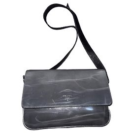 Borsa a spalla Prada in pelle Nero Grigio