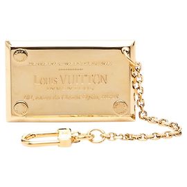 Charm de sac à main Louis Vuitton plaqué or Doré