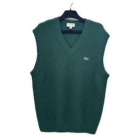 Lacoste Pull sans manches vert sapin Vert