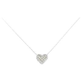 Autre Marque Colar de ouro Au750 e diamantes Prata