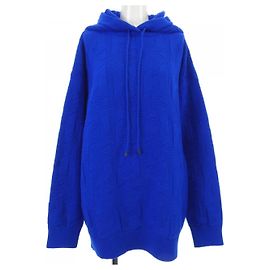 Hermès Moletom de algodão com motivo H Hermes Azul