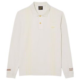 Autre Marque Lacoste x Maison Chateau Rouge Poloshirt Hellgrau Grau
