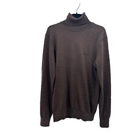 Lacoste Pull marron à col roulé Marron