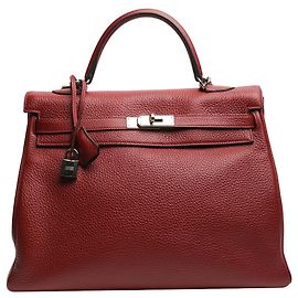 Hermès Borsa Kelly 35 Burgundy 2011 Bordò