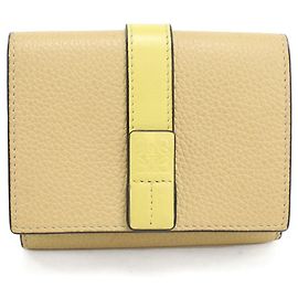 Cartera tríptico Loewe Beige
