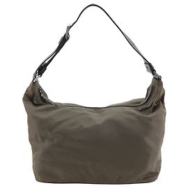 Bolsa de Ombro Prada Brown Tessuto Marrom
