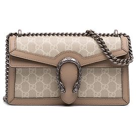 Gucci Beige Medium GG Supreme Dionysus Crossbody Beige