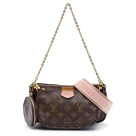 Louis Vuitton Marron Monogram Multi Pochette Accessoires Marron