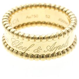 Anillo Perle Signature de Van Cleef & Arpels Dorado
