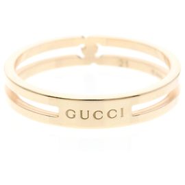 Anillo Infinity en oro rosa Gucci Dorado