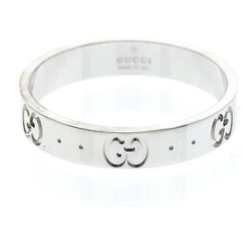 Gucci Icon Ring aus Weißgold (18K) Silber