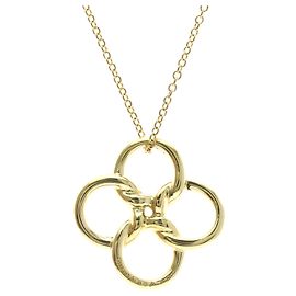 Tiffany & Co Collier Tiffany Quadrofolio en or jaune (18K) Doré