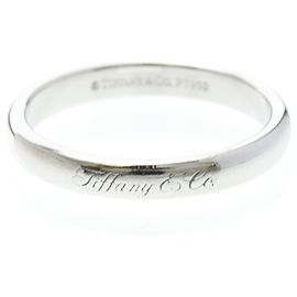 Tiffany & Co Tiffany Classic Platinum Band Ring Silvery