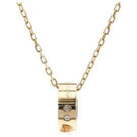 Collier Gucci Icon Amor en or rose Doré