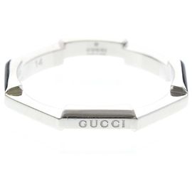 Gucci Octagon Ring aus Platin Silber