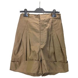 Maison Martin Margiela Short Plissé Maison Margiela en mélange de coton beige Beige