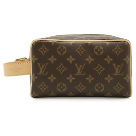 Louis Vuitton Monogram Dopp Kit Brown