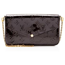 Louis Vuitton Monogram Vernis Felicie Pochette Rouge