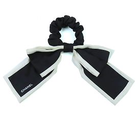 Accessorio per capelli in seta Chanel Nero