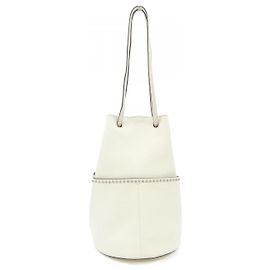Autre Marque Mini borsa J&M DAVIDSON DAISY WITH STUDS Bianco