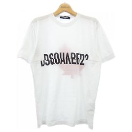 Camiseta de algodón DSQUARED2 Blanco