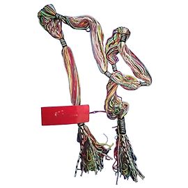 Christian Lacroix Haute Couture Multi-Strand Runway Sash Belt Red Other Green