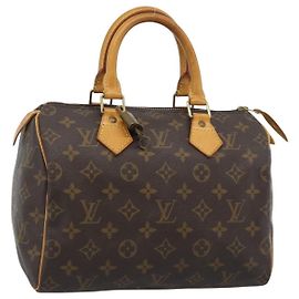 LOUIS VUITTON Bolsa Monogram Speedy 25 M41528 LV Auth 186090A Monograma