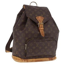 LOUIS VUITTON Monogram Montsouris GM Backpack M51135 LV Auth 183866 Monogram
