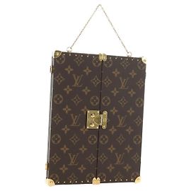 LOUIS VUITTON Monogram Home Mirror Trunk GI0554 LV Auth 184970SAM Monograma
