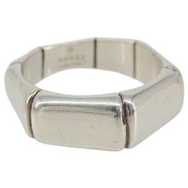 GUCCI Bamboo Ring Ag925 Silber Authentisch SW2377V Silber