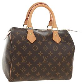 LOUIS VUITTON Bolsa Monogram Speedy 25 M41528 LV Auth 185347SAM Monograma