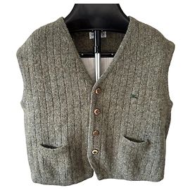 Burberrys of London Wollweste Grau Grau