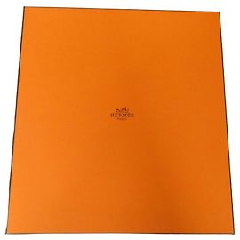 Hermès Paris Aufbewahrungsbox Garden Party Weiß Orange