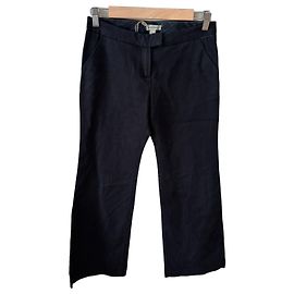 Burberry Pantaloni bambini misto cotone nero Nero