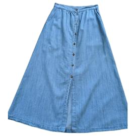 Ekyog Lyocell Maxirock Hellblau Blau