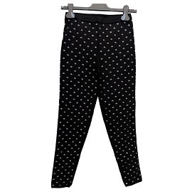 Alexander Wang Leggings con Cristalli - Nero Nero