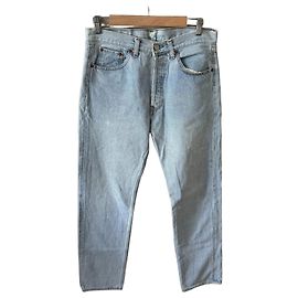 Levi's 501 Jeans in Denim Light Wash Blu