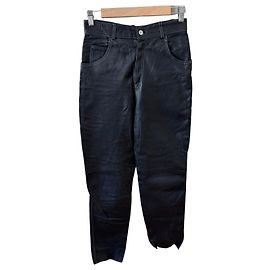Levi's Calças de couro pretas Preto